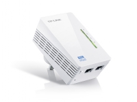 TP-Link TL-WPA4220 - Strømlinjeadapter - HomePlug AV (HPAV) - 802.11b/g/n - veggpluggbar