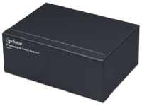 Manhattan 207331, VGA, 2x VGA, 1920 x 1080 piksler, Svart, Metall, 65 m