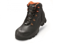 Uvex 65232, Unisex, Voksen, Vernestøvler, Svart, Oransje, ESD, HI, HRO, S3, SRC, Lisselukking