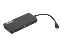 Lenovo USB-C 7-in-1 Hub - Dokkingstasjon - USB-C - HDMI - for IdeaPad 3 14 3 15 K14 Gen 1 Legion 5 15 5 Pro 16 ThinkPad L14 Gen 3 L15 Gen 3