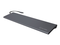 ICY BOX IB-DK2102-C - Dokkingstasjon - USB-C - VGA, HDMI, Mini DP - GigE