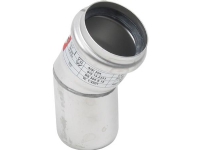 Blücher bøjn.30.0gr.50mm - m.O-ring RF AISI 304.Alm RF stål