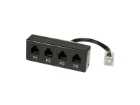 LogiLink 0.1m RJ45/4xRJ11, 175 mm, 1 stykker