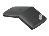 Lenovo ThinkPad X1 Presenter Mouse - Mus - høyre- og venstrehåndet - laser - 3 knapper - trådløs - 2.4 GHz, Bluetooth 5.0 - USB trådløs mottaker - svart - for ThinkBook 14 G4+ IAP ThinkCentre M70q Gen 2 M70s Gen 3 ThinkPad X1 Carbon Gen 10 V15