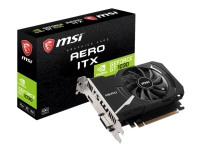 MSI NVIDIA® GeForce® GT 1030 AERO ITX 2GD4 OC - Grafikkort - GF GT 1030 - 2 GB DDR4 - PCIe 3.0 x4 - DVI, HDMI