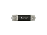 Intenso Twist Line - USB-flashstasjon - 128 GB - USB 3.2 Gen 1 / USB-C - antrasitt