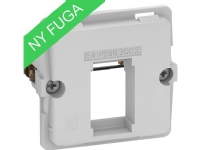 LAURITZ KNUDSEN Dataudtag FUGA T1 - 1 modul indsats, for 1 stk. Keystone konnektor (S), leveres uden konnektor og afdækning