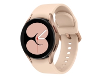 Samsung Galaxy Watch4 - 40 mm - rosagull - smartklokke med sportsbånd - rosa - display 1.19 - 16 GB - NFC, Wi-Fi, Bluetooth - 25.9 g