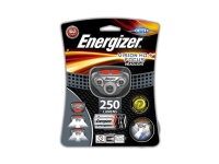 Energizer Vision HD+Focus, Hodebåndslommelykt, Svart, Grå, Gjennomsiktig, 1 m, IPX4, LED, 5 lamper