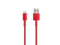 Anker PowerLine+ Select - Lightning-kabel - Lightning hann til USB hann - 91.4 cm - rød - for Apple iPad/iPhone/iPod (Lightning)