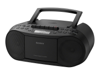 Sony CFD-S70 - Boomboks - 3.4 watt - svart
