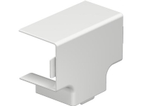 OBO T-stykke WDK HT25040RW for WDK 25040 Hvid ral 9010 bly-fri plast