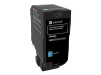 Lexmark - Cyan - original - tonerpatron LCCP, LRP - for Lexmark CS720de, CS720dte, CS725de, CS725dte, CX725de, CX725dhe, CX725dthe