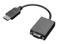 Lenovo - Video adapter - HDMI hann til HD-15 (VGA) hunn - 20 cm - for ThinkCentre M70q Gen 2 ThinkPad X1 Carbon Gen 10 ThinkStation P360 V15