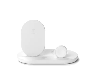 Belkin BOOST CHARGE Trådløs ladestasjon - hvit