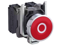 Schneider Electric XB4BA4322 Trykknap 600 V 6 A Tastende (L x B x H) 52 x 30 x 47 mm IP66, IP67, IP69 , IP69K 1 stk