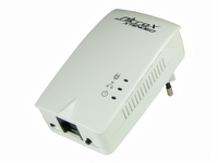 Inter-Tech PLA-200 PowerLAN Adapter - Strømlinjeadapter - HomePlug AV (HPAV) - veggpluggbar