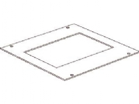 SCHNEIDER ELECTRIC Montageplade UFB-MP, med hul 220x310 mm for UFB-700 til montering på indstøbningsboks UFB-IG Stål, galvaniseret