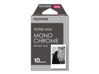 Fujifilm Instax Mini Monochrome - Svart/hvit hurtigvirkende film - instax mini - ISO 800 - 10 eksponeringer