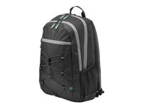 HP Active - Notebookbæreveske - 15.6 - svart, peppermyntegrønn - for Chromebook 14 ENVY Laptop 15 ENVY x360 Laptop Laptop 15 Pavilion Aero Laptop 13