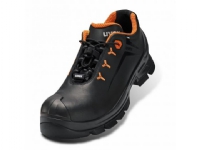 Uvex 65222, Unisex, Voksen, Vernesko, Svart, Oransje, ESD, HI, HRO, S3, SRC, Hurtigsnører