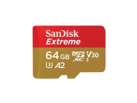 SanDisk Extreme - Flashminnekort - 64 GB - microSDXC UHS-I
