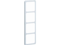 PEHA Standard, 4-modul afdækningsramme, Horisontale og vertikale, 294x81mm, IP20, creme RAL1013