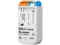 DALI universel lysdæmper på 25W som kan anvendes til 230V LED lyskilder og drivere. Kan placeres i lampeudtaget.