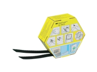 3M SJ 354D Dual Lock Burrebånd til fastlimning Burrebånd statisk loop del (L x B) 5000 mm x 25.4 mm Sort 1 Paar