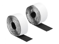 Delock Velcro - Berøringsholdestropp for kabelstyring - 5 m - svart
