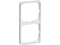 LAURITZ KNUDSEN FUGA® ramme Baseline 50, 2 modul, hvid.