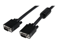 StarTech.com 5m Coax High Resolution Monitor VGA Video Cable HD15 M/M - VGA-kabel - HD-15 (VGA) (hann) til HD-15 (VGA) (hann) - 5 m - formstøpt - svart