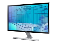 Samsung U28E590D - UD590 Series - LED-skjerm - 28 - 3840 x 2160 4K UHD (2160p) @ 60 Hz - TN - 370 cd/m² - 1 ms - 2xHDMI, DisplayPort - svart, skinnende