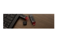 Kingston DataTraveler Exodia - USB-flashstasjon - 256 GB - USB 3.2 Gen 1 - svart/rosa