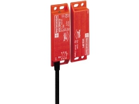 Berøringsfri lågekontakt firkantet N/O+2N/C 10 meter kabel