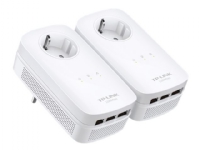 TP-Link TL-PA8030P KIT - Starter Kit - strømlinjeadapter - GigE, HomePlug AV (HPAV), HomePlug AV (HPAV) 2.0 - veggpluggbar