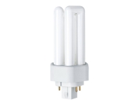 OSRAM DULUX T/E PLUS - Ikke-integrert kompakt fluorescerende lyspære - form: T12X3 - GX24q-3 - 26 W (ekvivalent 26.5 W) - klasse G - varmt hvitt lys - 3000 K