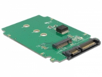 Delock Converter SATA 22 pin > M.2 NGFF - Diskkontroller - SATA 6Gb/s - SATA