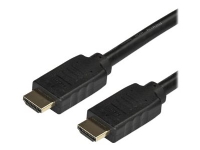 StarTech.com StarTech.com Premium Certified High Speed HDMI 2.0 Cable with Ethernet - 15ft 5m - 3D Ultra HD 4K 60Hz - 15 feet Long HDMI Male to Male Cord (HDMM5MP) - HDMI-kabel med Ethernet - HDMI hann til HDMI hann - 5 m - svart - for P/N: KITBXAVHD