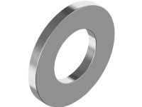 WASI Skive M12 DIN 125 A rustfri A4, Form A (uden faset) for 12mm, indvendig 13,0mm udvendig 24,0mm, højde 2,5mm - (200 stk.)