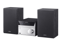 Sony CMT-SBT20 - Lydsystem - 2 x 5.2 watt - svart, sølv