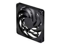 SilverStone FN124 - Kabinettvifte - 120 mm - svart