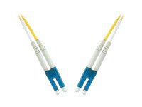 MicroConnect - Nettverkskabel - LC/UPC-enkeltmodus (hann) til LC/UPC-enkeltmodus (hann) - 2 m - fiberoptisk - 9 / 125 micron - OS1 - gul