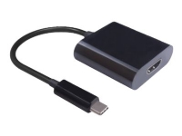 MicroConnect - Ekstern videoadapter - USB-C 3.1 - HDMI - svart