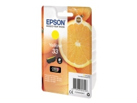 Epson 33 - 4.5 ml - gul - original - blære med RF/lyd-alarm - blekkpatron - for Expression Home XP-635, 830 Expression Premium XP-530, 540, 630, 635, 640, 645, 830, 900