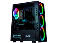Fourze Prime Budget - Tower - Core i3 10105F / 3.7 GHz - RAM 8 GB - SSD 500 GB - NVMe - GF GTX 730 - GigE - Win 10 Home 64-bit - monitor: ingen - svart