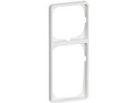 LAURITZ KNUDSEN FUGA® ramme Baseline 50, 2,5 modul, hvid.