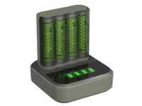 GP Batteries ReCyko M451, Nikkelmetallhydrid (NiMH), AA, AAA, 4 stykker, Batterier medfølger