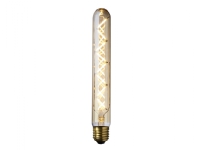 LED 3W DEKOPÆRE RØR Ø30 H225MM GYLDENT GLAS