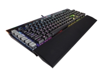 CORSAIR Gaming K95 RGB PLATINUM Mechanical - Tastatur - bakbelysning - USB - Nordisk - tastsvitsj: CHERRY MX Speed - svart